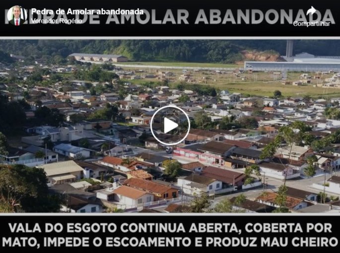 [Vídeo] Pedra de Amolar abandonada - Vereador Rogério